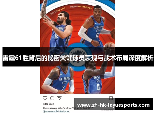 雷霆61胜背后的秘密关键球员表现与战术布局深度解析